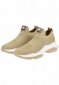 Кроссовки женские Steve Madden комбинированные спортивные, золотой