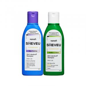 Набор шампуня и кондиционера Selsun с аминокислотами для успокоения кожи, лечения перхоти и контроля жирности, восстанавливающий и очищающий, 200 мл + 200 мл Sheveu, soothing anti-dandruff shampoo 200ml + anti-dandruff shampoo oil control 200ml