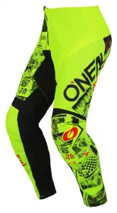 Атакующие штаны Youth Element O'Neal, черный/ярко-желтый