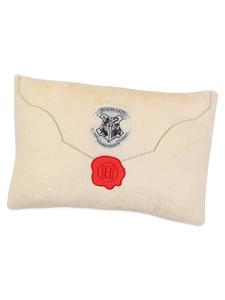Harry Potter Декоративная подушка с изображением Гарри Поттера и письма о зачислении в Хогвартс, 30x45 см, бежевого цвета