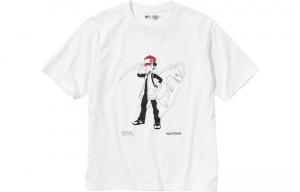 Футболка X Pokémon Co-branded SS23 унисекс белая Uniqlo, белый