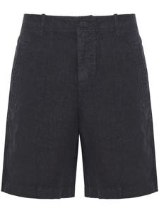 Eleventy льняные шорты с карманами, синий