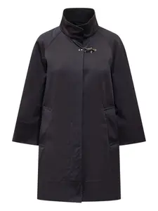 Куртка оверсайз с высоким воротником Fay, синий