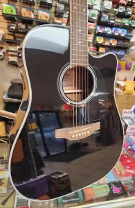 Акустическая электро-гитара Takamine GD34CE Black с вырезом