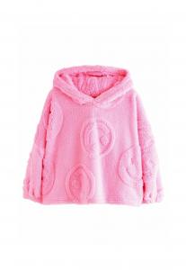 Пижамная рубашка HAPPY FACE HOODED Next, фуксия