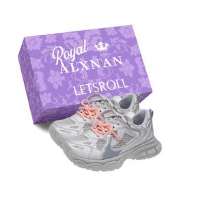 Alxnan Женские кэжуал кеды лоу топ с коробкой - розовые+коробка, цвет Pink+Box