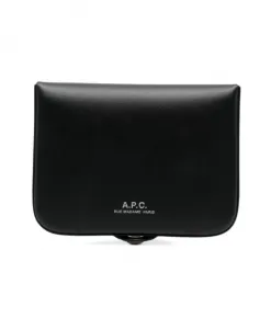 Черный кошелек, кошелек Джош A.P.C., черный