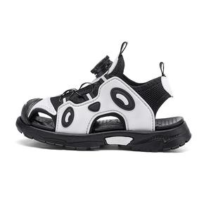 Детские сандалии с противоскользящей подошвой, устойчивые к истиранию, дышащие и отталкивающие ADOONGA, черный