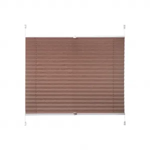 Плиссе Siena затемняющее энергосберегающее без сверления K-Home, шоколадный