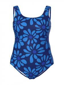 Купальник Ulla Popken, цвет dunkelindigo