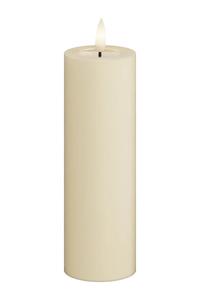 Светодиодная свеча Cream Bloklys 5 x 15 см Deluxe Homeart, бежевый