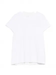 Футболка с оборками Sacai, белый