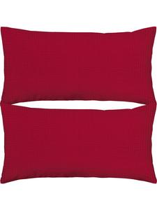 Наволочки из хлопчатобумажного волокна в упаковке, 2 шт, Wertingen, красный Erwin Müller, 80 x 80 см