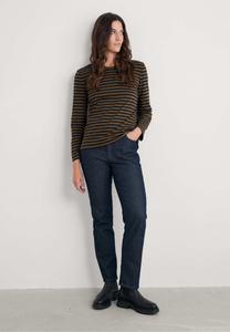 Топ Seasalt Cornwall Long sleeved top, Green - Mini Cornish Laurel Maritime/Green