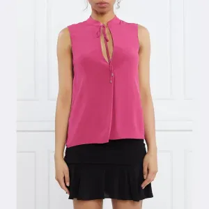 Топ стандартного кроя Patrizia Pepe, фуксия