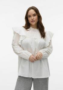Блуза Vero Moda Curve Blouse, Snow White/White