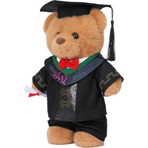 Плюшевый мишка Basic Graduation Bear для выпускного сезона, высота 26 см Shu family