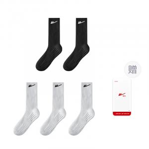 Носки Warrior высокие мужские 5 пар (чёрные 2, белые 3)