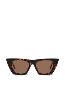 Солнцезащитные очки Paris в геометричной оправе Anine Bing, коричневый
