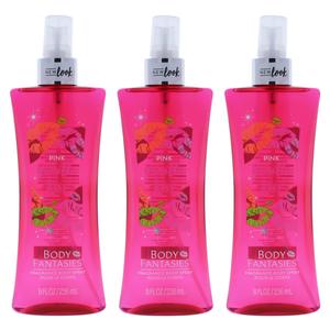 Спрей для тела Pink Vanilla Kiss от Body Fantasies для женщин - 237 мл - упаковка из 3 штук
