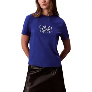 Calvin Klein Футболка женская синяя