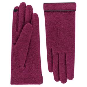 Roeckl Перчатки Full Finger 'LEATHER PIPING TOUCH' в цветах Purple, Aubergine, Berry