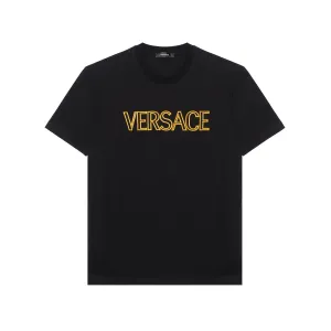 VERSACE Футболка мужская черная