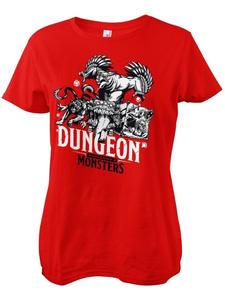 Dungeons And Dragons Футболка "D&D Навоз. Монстры" красного цвета