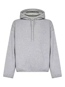 Толстовка с приспущенными плечами и капюшоном MM6 Maison Margiela, серый