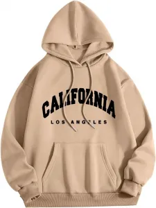 Лос-Анджелес Калифорния худи для мужчин винтаж с капюшоном