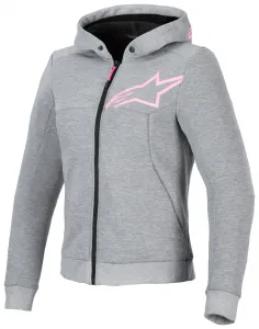 Худи Stella Chrome V2 Alpinestars, серый/розовый