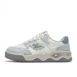 WARRIOR Легкие низкие кроссовки для скейтбординга, увеличивающие рост, женские, бежево-серые