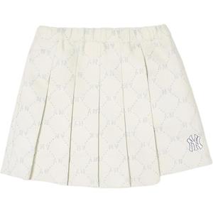 MLB KIDS Детская юбка миди с принтом по всей поверхности ivory