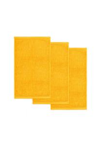Полотенце гостевое MöVe Superwuschel, 3 штуки, 30x50 см, желтый