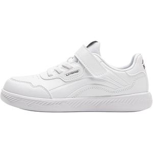 Детские кроссовки для скейтбординга Sportlife с низким верхом, устойчивые к истиранию, для детей от 3 до 7 лет LINING YOUNG, белый