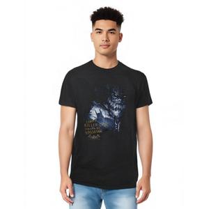 Мужская футболка Arkham Asylum с изображением убийцы-крокодила из Аркхема, меланжевая Batman, Black