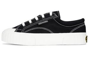 Кеды унисекс с низким верхом черного цвета Superga