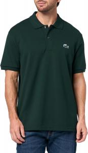 Lacoste мужская классическая футболка-поло Landscape Crocodile Piqué, Sinople