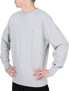 Толстовка Champion с круглым вырезом SC3-Y035, унисекс, для взрослых, серый