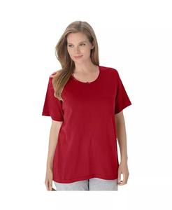 Футболка для сна больших размеров Dreams & Co., красный