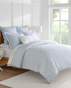 Комплект постельного белья Home Martha Stripe, 3 предмета, двусторонний, размер King Levtex, Blue