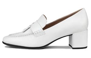 Лоферы женские белые Ecco