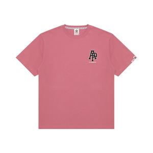 Футболка из хлопка с принтом логотипа A Bathing APE Aape, розовый