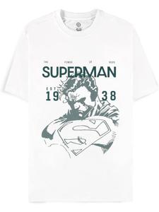 Футболка белого цвета Superman