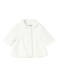 Махровое пальто Mayoral, белый