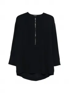 Блузка на молнии Fabiana Filippi, синий