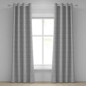 Штора Abakuhaus City 2er-Set, полиэстер - белый/черный - высота: 225 см