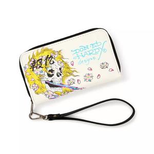 Женский кошелек с цветочным принтом и застежкой-молнией, белый, многоцветный Ed Hardy, White Multi