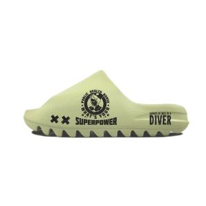 Adidas Originals Скользящие сандалии Yeezy Slide Slip Resistant Unisex Green