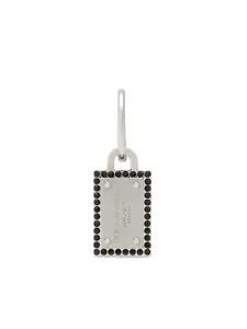 Серьга-кольцо с логотипом DOLCE & GABBANA, серебяный